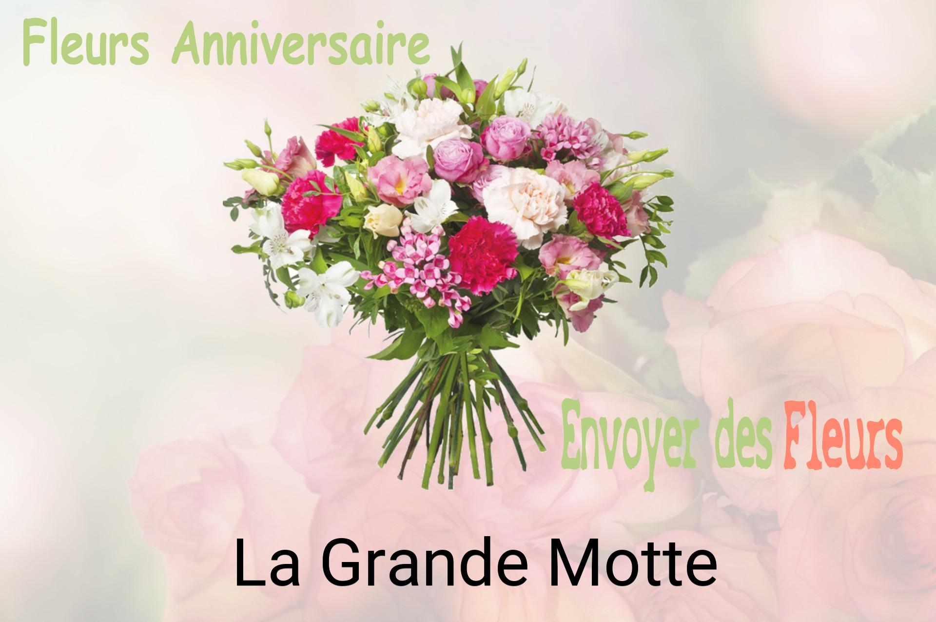 Bouquet de fleurs d’anniversaire livré à La Grande-Motte